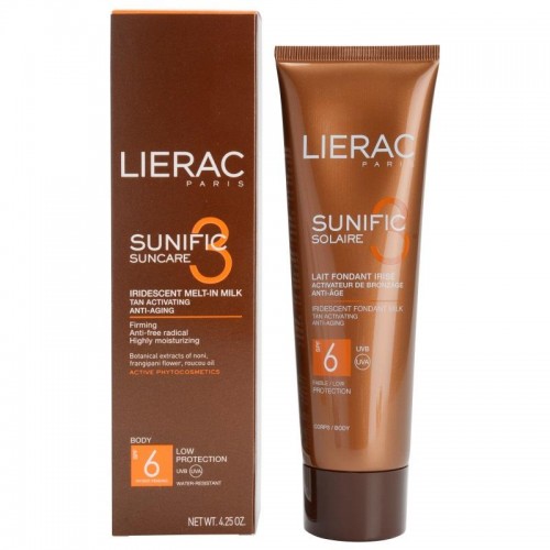Lierac sunific suncare 3 iridescent melt-in milk spf 6 125ml Lierac sunific suncare 3 iridescent melt-in milk spf 6 125ml